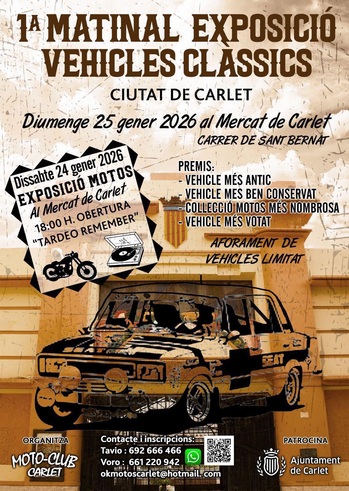 Carlet Primera Matinal Vehículos Clásicos en Carlet