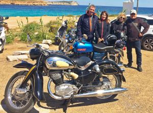Rally Isla de Ibiza en motos clásicas