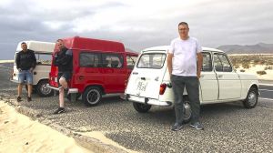 Tres 4L: Aventura en Fuerteventura