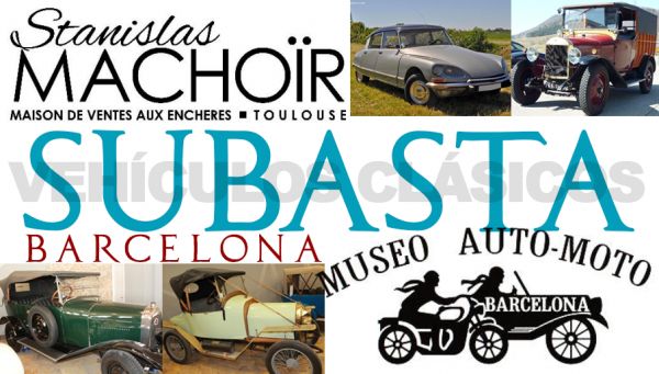 A subasta más de 80 vehículos del Retro Auto-Moto Museo de Barcelona