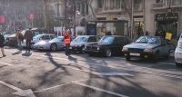 Unos 350 vehículos históricos se concentran Barcelona contra la ZBE y el nuevo impuesto ambiental